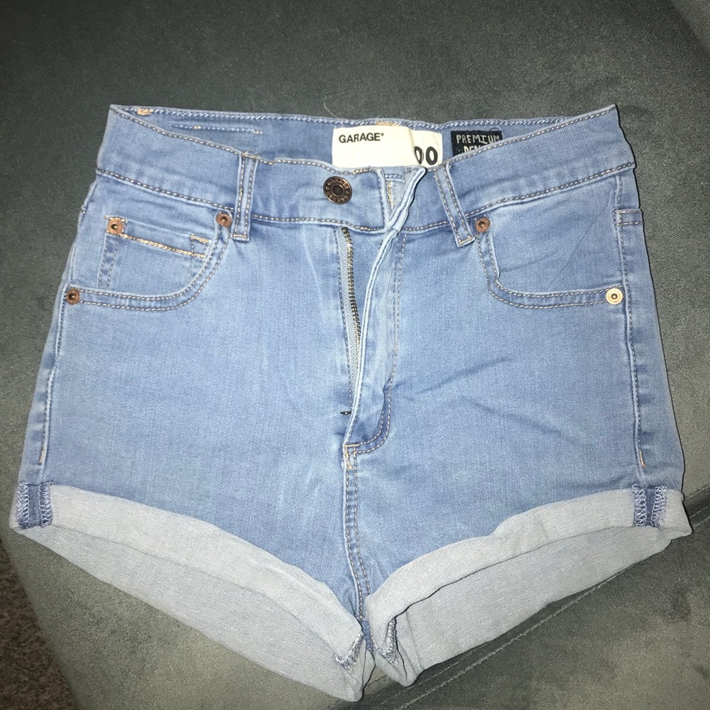 garage jean shorts